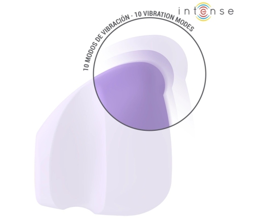 INTENSE Ursula Compact Vibrating Device 10 Modes Purple Waterproof