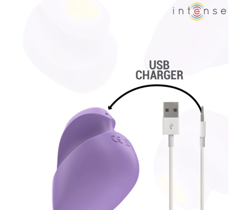 INTENSE Ursula Compact Vibrating Device 10 Modes Purple Waterproof