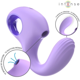 INTENSE Baxter Dual-Action Violet Stimulator with 10 Modes, Waterproof