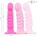 INTENSE Cindy Spiral Design Vibrator L Pink, 10 Modes, Remote Control