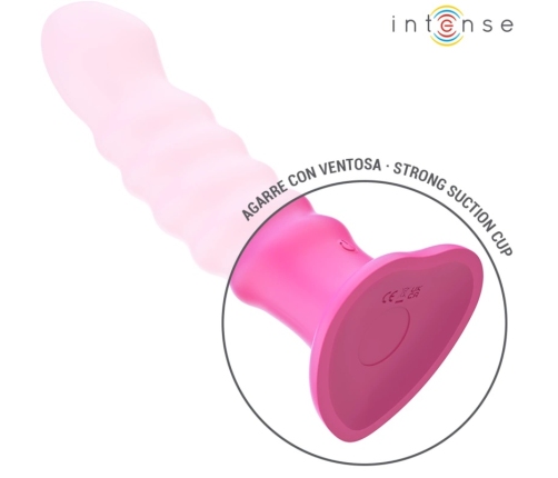 INTENSE Cindy Spiral Design Vibrator L Pink, 10 Modes, Remote Control
