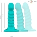 INTENSE Buffy Spiral Blue Mini Vibrating Device with Remote, 10 Modes, S Size