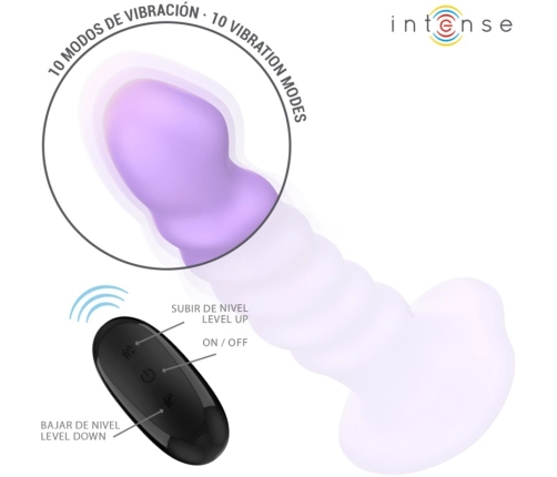 INTENSE Brenda Spiral Vibrating Device M Purple 10 Modes Remote Control