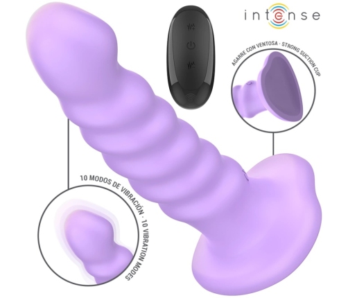 INTENSE Brenda Spiral Vibrating Device M Purple 10 Modes Remote Control