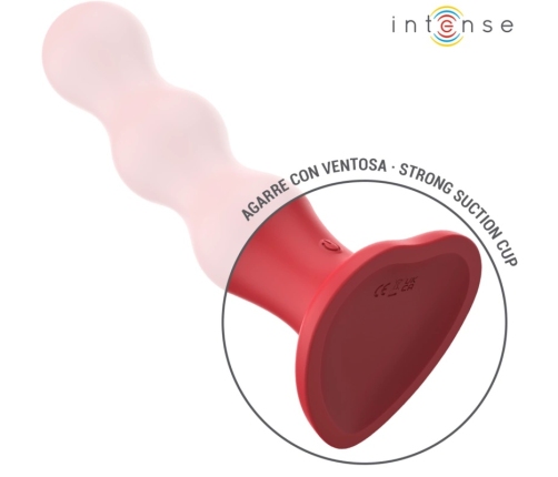 INTENSE Cody Red Wireless Vibrating Device with Suction Cup Silicone