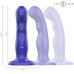INTENSE Shorty Blue Remote-Controlled Vibrator with Suction Cup 16cm