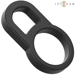 INTENSE Bobby Dual Silicone Performance Ring Black 8cm Adjustable Fit INTENSE Bobby Dual Silicone Performance Ring Black 8cm Adjustable Fit