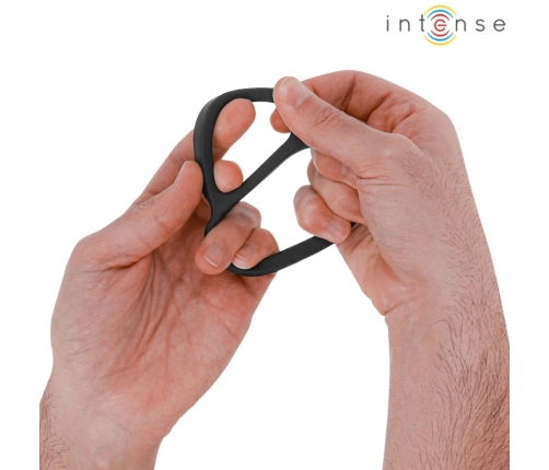 INTENSE Bobby Dual Silicone Performance Ring Black 8cm Adjustable Fit