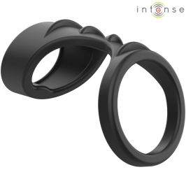 INTENSE THEO Double Silicone Black Support Ring Model 3, 5.1 cm INTENSE THEO Double Silicone Black Support Ring Model 3, 5.1 cm