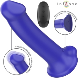 INTENSE Victoria Dark Blue 10-Mode Silicone Intimate Device with Remote Control INTENSE Victoria Dark Blue 10-Mode Silicone Intimate Device with Remote Control