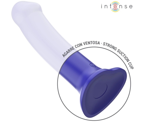 INTENSE Victoria Dark Blue 10-Mode Silicone Intimate Device with Remote Control