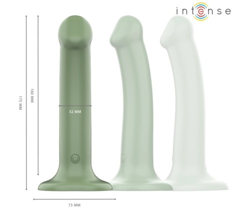 Intense Becca Green Vibrator 10 Modes with Suction Cup & Remote, 17.5cm