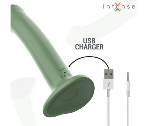 Intense Becca Green Vibrator 10 Modes with Suction Cup & Remote, 17.5cm