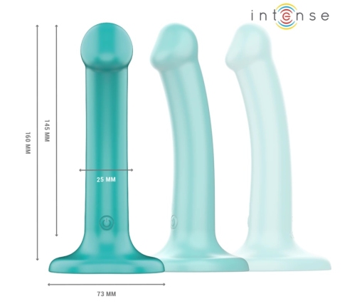 INTENSE Katie Blue Intimate Device with Suction Cup & Remote, 10 Modes