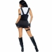 Leg Avenue SWAT Officer Costume Black S/M - Complete Set for Events