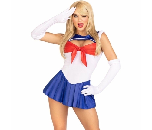 Leg Avenue Costume Sailor Multicolor Set M - Snap Bodysuit & Accessories