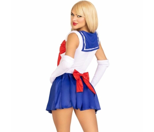 Leg Avenue Costume Sailor Multicolor Set M - Snap Bodysuit & Accessories