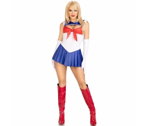 Leg Avenue Costume Sailor Multicolor Set M - Snap Bodysuit & Accessories