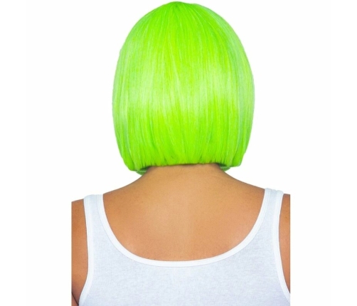 Leg Avenue Fluorescent Short Bob Wig Neon Green - High Visibility