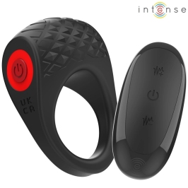 INTENSE Clover Black Vibrating Ring with Remote, 10 Modes, Rechargeable INTENSE Clover Black Vibrating Ring with Remote, 10 Modes, Rechargeable