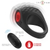 INTENSE Clover Black Vibrating Ring with Remote, 10 Modes, Rechargeable