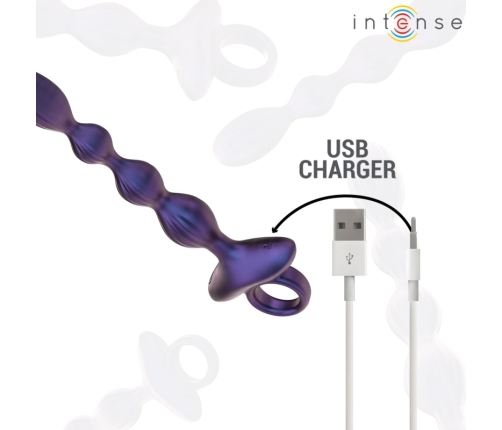 INTENSE Jackie Model 1 Vibrating Plug with Remote Control, Black, Silicone