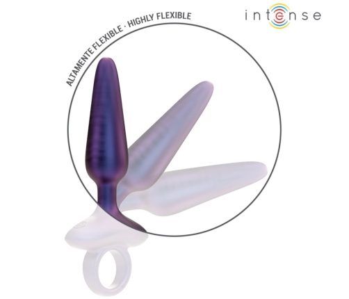 INTENSE Marlon Model 4 Vibrating Silicone Plug with Remote, Black