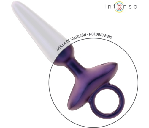 INTENSE Marlon Model 4 Vibrating Silicone Plug with Remote, Black