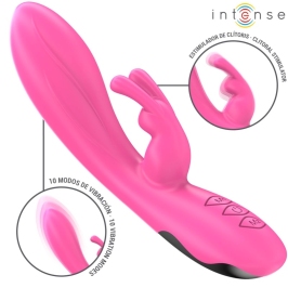 Intense Randall Pink Dual-Vibration Wellness Device, 10 Modes, Waterproof Intense Randall Pink Dual-Vibration Wellness Device, 10 Modes, Waterproof