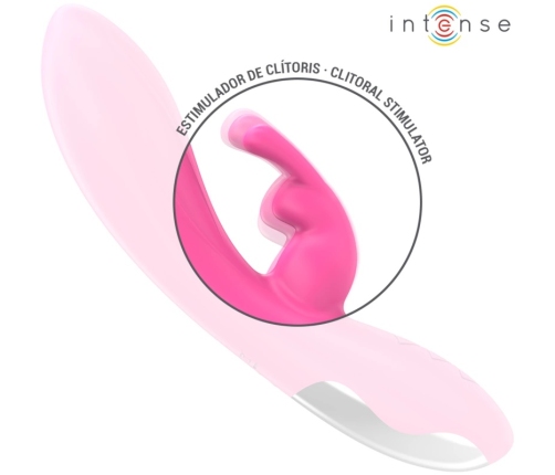 Intense Randall Pink Dual-Vibration Wellness Device, 10 Modes, Waterproof