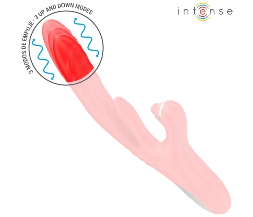 INTENSE Rosalia Red 3-in-1 Multifunctional Stimulation Device Waterproof