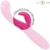 INTENSE Amara Pink Vibrating Device with Stimulating Tongue, 10 Modes