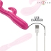 INTENSE Amara Pink Vibrating Device with Stimulating Tongue, 10 Modes