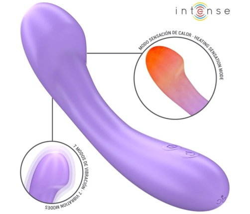 INTENSE BECKY Vibrating Device 19cm Heating 7 Modes Purple Silicone