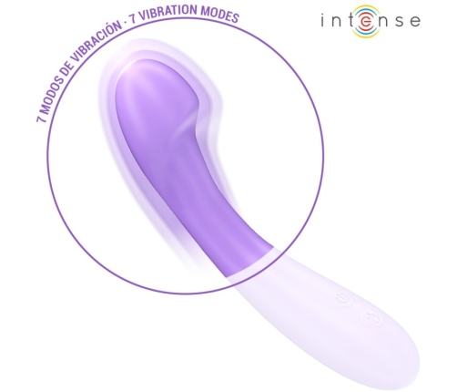 INTENSE BECKY Vibrating Device 19cm Heating 7 Modes Purple Silicone
