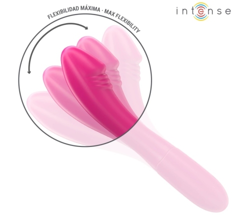 INTENSE Belinda Flexible Vibrator 19cm 10-Modes Pink Silicone