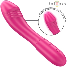 INTENSE Belinda Flexible Vibrator 19cm 10-Modes Pink Silicone INTENSE Belinda Flexible Vibrator 19cm 10-Modes Pink Silicone