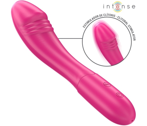 INTENSE Belinda Flexible Vibrator 19cm 10-Modes Pink Silicone
