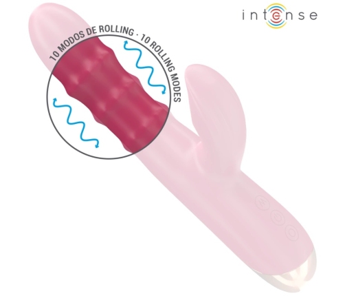 INTENSE Chloe 3-in-1 Multifunction Red Intimate Wellness Device Silicone