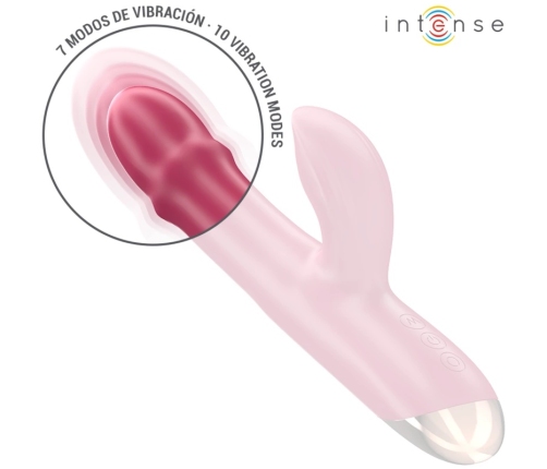 INTENSE Chloe 3-in-1 Multifunction Red Intimate Wellness Device Silicone
