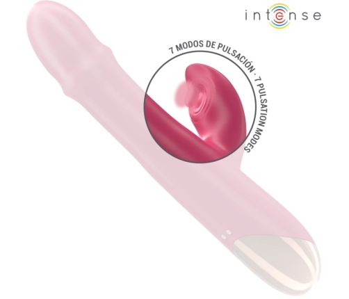 INTENSE Chloe 3-in-1 Multifunction Red Intimate Wellness Device Silicone