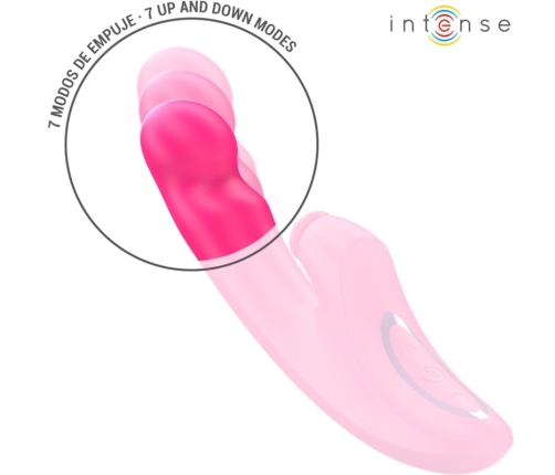INTENSE EMI 3-in-1 Compact Personal Massager 13.5cm 10 Modes Pink