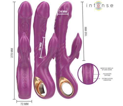 INTENSE Halle Multifunctional Dolphin-Shaped Vibrator Purple