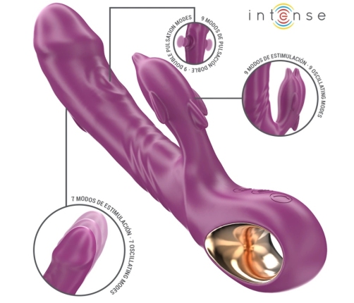 INTENSE Halle Multifunctional Dolphin-Shaped Vibrator Purple