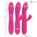 INTENSE IVY Flexible Silicone Vibrator 10 Modes with Tongue Pink