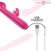 INTENSE Julieta Dual-Action Rechargeable Silicone Vibrator Pink 18.6cm