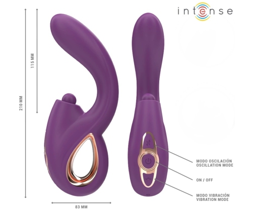 INTENSE LALI Violet Multi-Action G-Spot Device Tapping Thrusting Vibrating