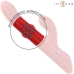 INTENSE LELE Red - Multifunctional Rotating & Oscillating Silicone Device