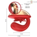 INTENSE Mariah U-Shape Vibrator & Dual Stimulator 10 Modes Red Silicone
