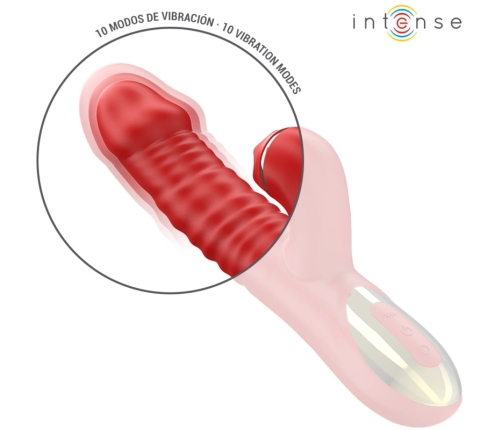 INTENSE Thalia Red Multifunctional Vibration & Thrusting Device